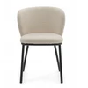 Home Design Modernus "boucle" audinio krėslas "bari" - elegantiškas ir patogus
