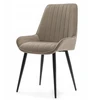 Home Design VELUR MINKŠTA KĖDĖ VALGOJAM, SVEČIAVAI, TAMSIAI BEIGE, GLAMUR, MODERNA