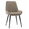 Home Design VELUR MINKŠTA KĖDĖ VALGOJAM, SVEČIAVAI, TAMSIAI BEIGE, GLAMUR, MODERNA