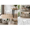 Modernhome Home Select Krzesło Belluno nowoczesne ażurowe balta