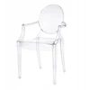 Home Select Springos Krzesło transparentne LOUIS su podłokietnikami glamour skaidrus jadalni