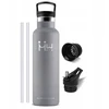 honeyholly Thermal Bottle 500ml Vanduo Bottle Termoso plieno puodelis gėrimams Kava arbata