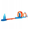HOT WHEELS TRACK kūrėjų rinkinys Lenktynių trasa Trys kilpos + JDW39 automobilis