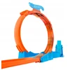 HOT WHEELS TRACK kūrėjų rinkinys Lenktynių trasa Trys kilpos + JDW39 automobilis