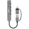 PORT CONNECT | USB-C/USB-A šakotuvas, 4 versijos, USB-A 3.0, 5 Gbps