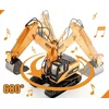 Huina Toys METALINIS VIŠKINIS EKSKAVAVIMAS HUINA 1535 NUOTOLIUOJU VALDOMAS RC ŽAISLAS