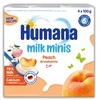 Humana Milk Minis jogurtinis desertas su persikais 6m+ 400g