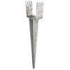 Į žemę įkasamas tvirtinimo pagrindas PSGR Domax 0-120x65x700x2.0mm