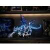 Ice Dragon Blocks 1646 vnt. LED judančių sparnų mechaniniai drakono statybiniai blokai