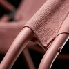 Ideal Profiliuotas sulankstomas sodo šezlongas Rožinis S-Curve Texteline YS-30