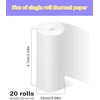 Ideal TERMINIS POPIERIUS 20 RITINIŲ 57X25MM Baltas BE RAŠALO SKAIČIUS SAUGU