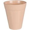 Idel Dekoratyvinis gėlių vazonas Dante Ø13cm H15.5cm plastikinis/švies.rudas