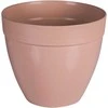Idel Dekoratyvinis gėlių vazonas Touch Ø20cm H17.3cm plastikinis/rudas