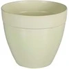 Idel Dekoratyvinis gėlių vazonas Touch Ø30cm H26.3cm plastikinis/švies.žalias