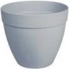 Idel Dekoratyvinis gėlių vazonas Touch Ø30cm H26.3cm plastikinis/švies.pilkas