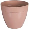 Idel Dekoratyvinis gėlių vazonas Touch Ø30cm H26.3cm plastikinis/rudas
