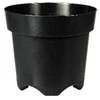 Idel Gėlių vazonas Aeris Ø19cm H17cm plastikinis/juodas