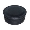 Įkalamas stulpo dangtelis, plastikinis, juodos sp., 38 mm, 5 vnt.