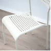 IKEA ANDSBERG Kėdė, balta, pigi valgomojo kėdė