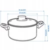 IKEA ANNONS tradicinis puodas 2,8 l