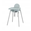 IKEA ANTILOP Maitinimo kėdutė PILKA MĖLYNA su dirželiais + DĖKLAS