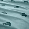IKEA BARNDRÖM patalynės komplektas 150x200 (50x60 cm) mėlynas CARS