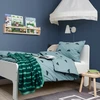 IKEA BARNDRÖM patalynės komplektas 150x200 (50x60 cm) mėlynas CARS