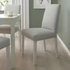IKEA BERGMUND Kėdė, balta/Orrsta šviesiai pilka