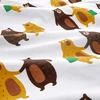 Ikea Brummig patalynės komplektas 150x200 cm su meškučiais