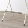 IKEA FRANKLIN Sulankstoma taburetė su atlošu, balta, 63 cm