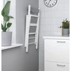 IKEA FROSVI Sulankstoma kėdė balta/Knisa šviesiai pilka