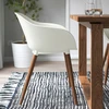 Ikea GRONSTA Kėdė su porankiais, vidaus/lauko – balta
