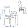 IKEA GROTAN Kėdė / tamsiai smėlio spalvos