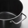 IKEA GULDORING Puodas su dangteliu, nerūdijantis plienas/juodai pilka, 3 l