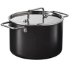 IKEA GULDORING Puodas su dangteliu, nerūdijantis plienas/juodai pilka, 3 l