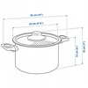 IKEA HEMLAGAD tradicinis puodas 5 l