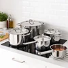 IKEA IKEA 365+ Puodų rinkinys 9 elementai 10l 5l 3l 2l 1l