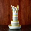 IKEA KALAS Vaikiški indai 36 vnt, pasteliniai