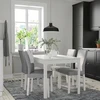 IKEA KATTIL Kėdė balta Knisa šviesiai pilka