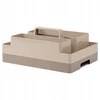 Ikea Kuggis stalinis organizatorius, 26x35x16 cm, tamsiai pilkai-smėlio spalvos
