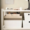 Ikea Kuggis stalinis organizatorius, 26x35x16 cm, tamsiai pilkai-smėlio spalvos
