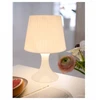 IKEA LAMPAN Baltas Lampa stołowa 29 cm lampka nocna
