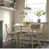 IKEA LISABO peleninė kėdė su apmušalais, valgomojo kėdė