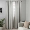 IKEA MAJGULL Zasłony zacieniające, 1 para, šviesiai pilkas/na taśmie, 145x250 cm