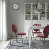 IKEA MANHULT Kėdė, juoda/Hakebo sodriai raudona