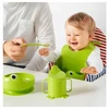IKEA MATA vaikiškų indų rinkinys, 4 vnt, žalias