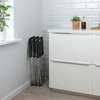 Ikea MAŽA KĖDĖ MODERNI SULANKSTAMA KĖDĖ Juodas PLIENAS