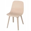 IKEA ODGER baltos smėlio spalvos kėdė, valgomojo kėdė