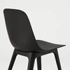 Ikea ODGER kėdė 45 x 51 x 81 cm juoda 1 vnt.