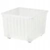 Ikea POKRYWKA DO POJEMNIKA NA KÓŁKACH BEZBARWNA 39x39cm